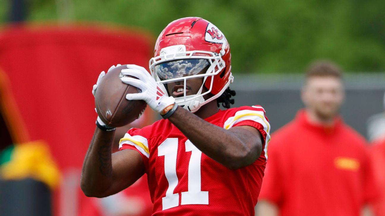 Chiefs: Novato WR Jalen Royals muestra parecidos al Rashee Rice - ESPN