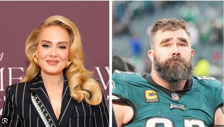 "Did someone just yell EAGLES?!" — Jason Kelce’s Drunken Shout Shocks Adele Mid-Concert, Sends Fans Into Frenzy