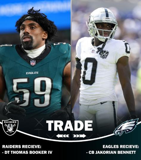 While Everyone Stayed Quiet, the Eagles Silently Traded a DT for a Promising Young CB from the Raiders