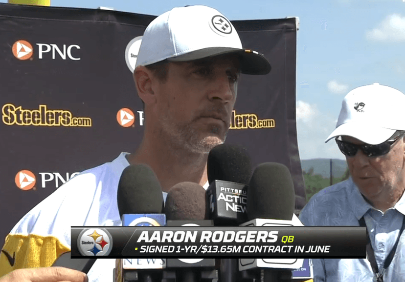 Aaron Rodgers Shares Excitement for Steelers vs. Packers Showdown