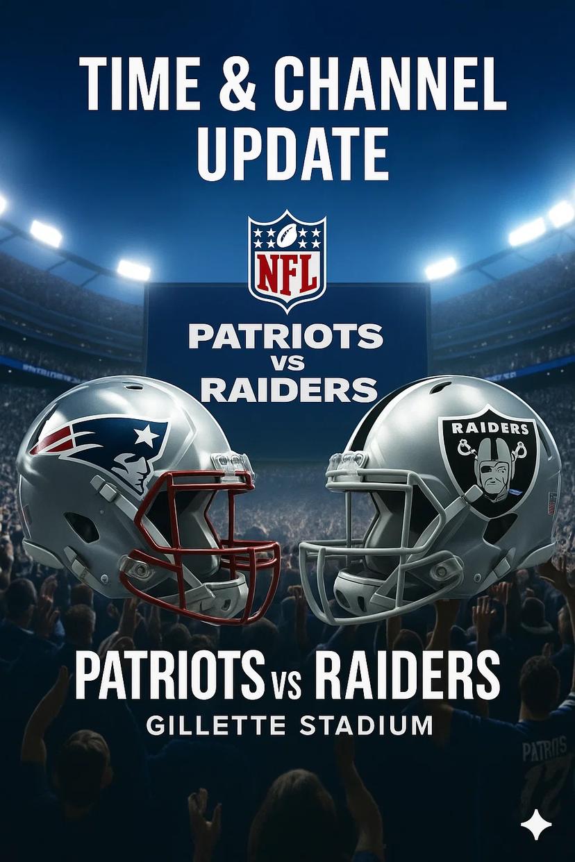 ⏰ COUNTDOWN: Only 1 Day Left – Patriots vs. Raiders Season Opener