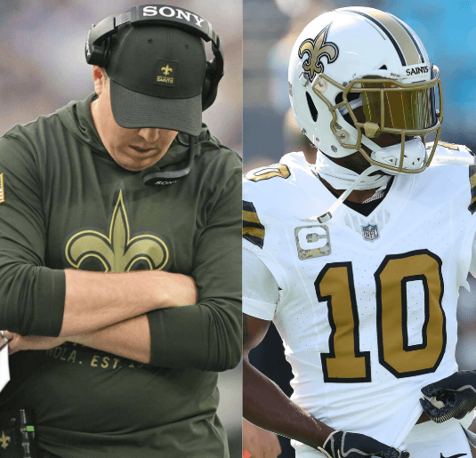 Just One Hour Before Brandin Cooks Left. Head Coach Kellen Moore Quietly Walked Into the Locker Room Where Cooks Was Packing His Things. And What He Said Left All of New Orleans Choked Up and Deeply Moved.