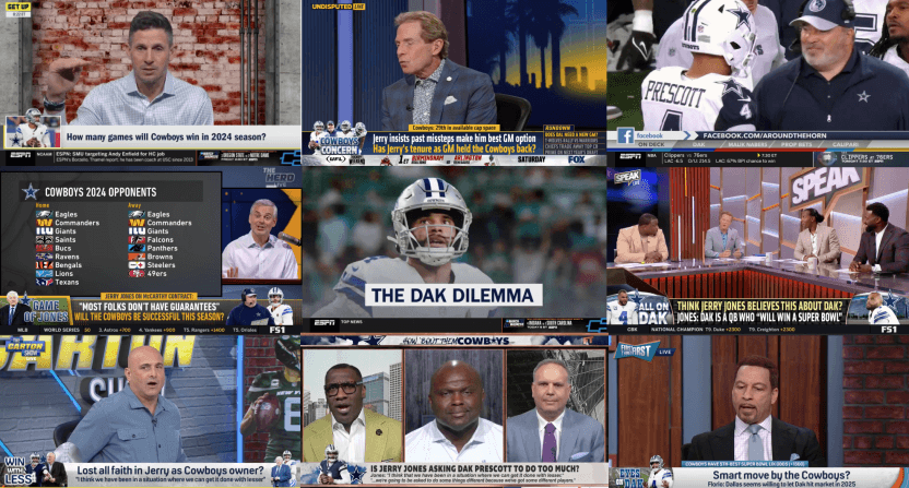 Just how obsessed is the sports media with the Dallas Cowboys?