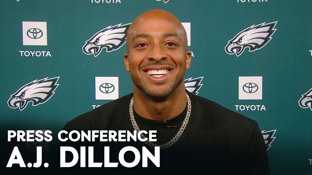 A.J. Dillon Introductory Eagles Press Conference | March 14, 2025