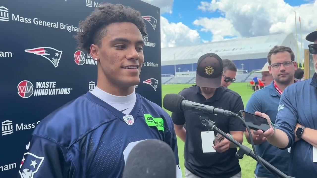 Patriots' Christian Gonzalez Sounds Off on Injury Return at Minicamp