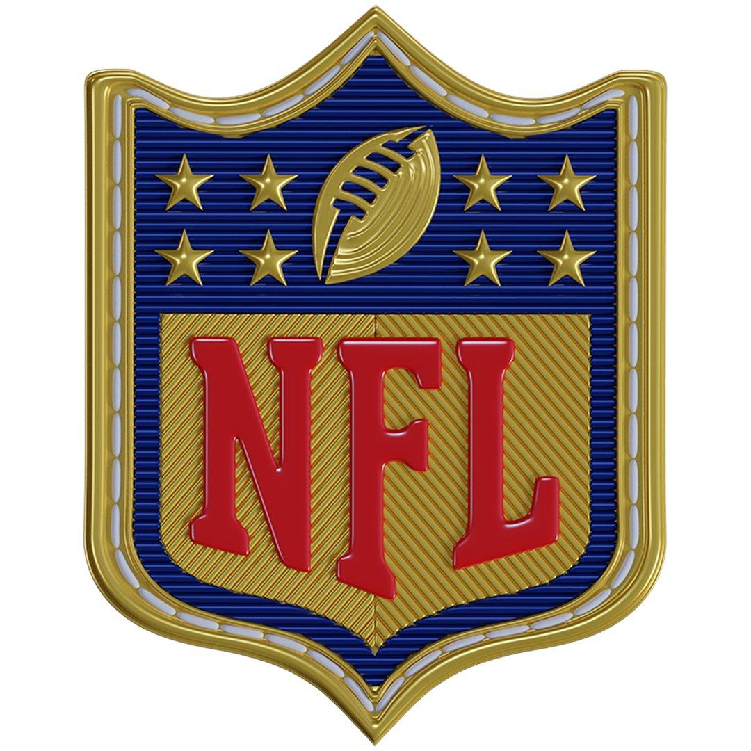 ProLine Mockups (@ProLineMockups) on X: "Here's a 3D version of the new NFL  gold shield tha..."